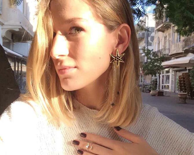 עגילים לכלה