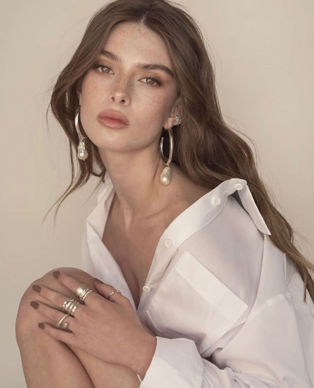 עגילי פנינים