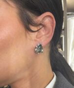 ⁦Gray Crystal Earrings⁩ – תמונה ⁦2⁩